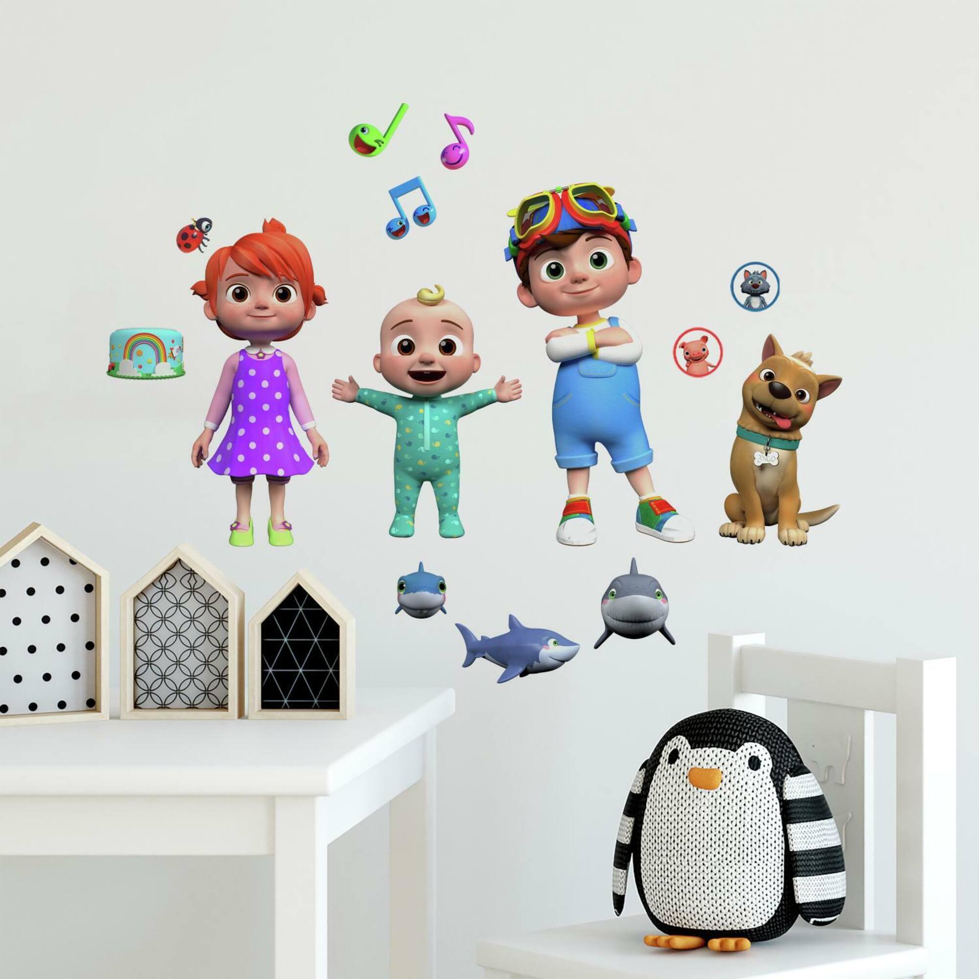 RoomMates Cocomelon Peel & Stick Wall Decals